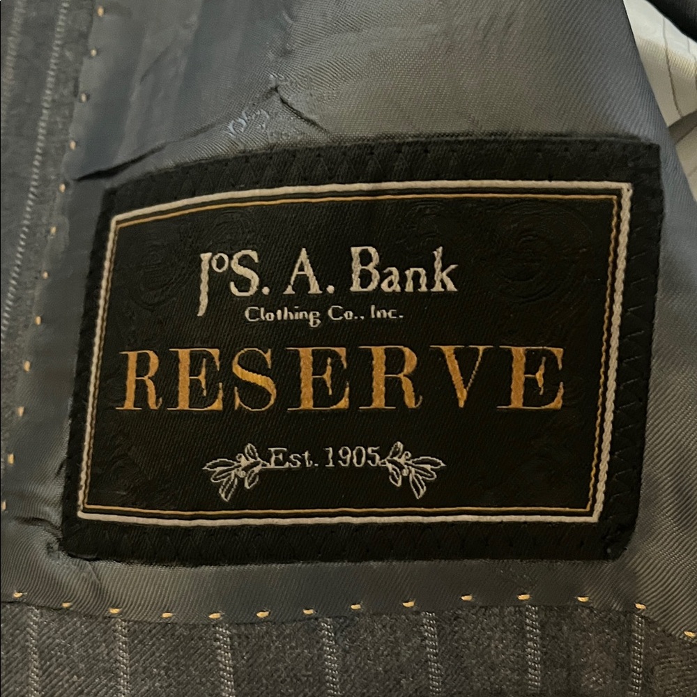 Jos. A. Bank Reserve Charcoal Suit Jacket